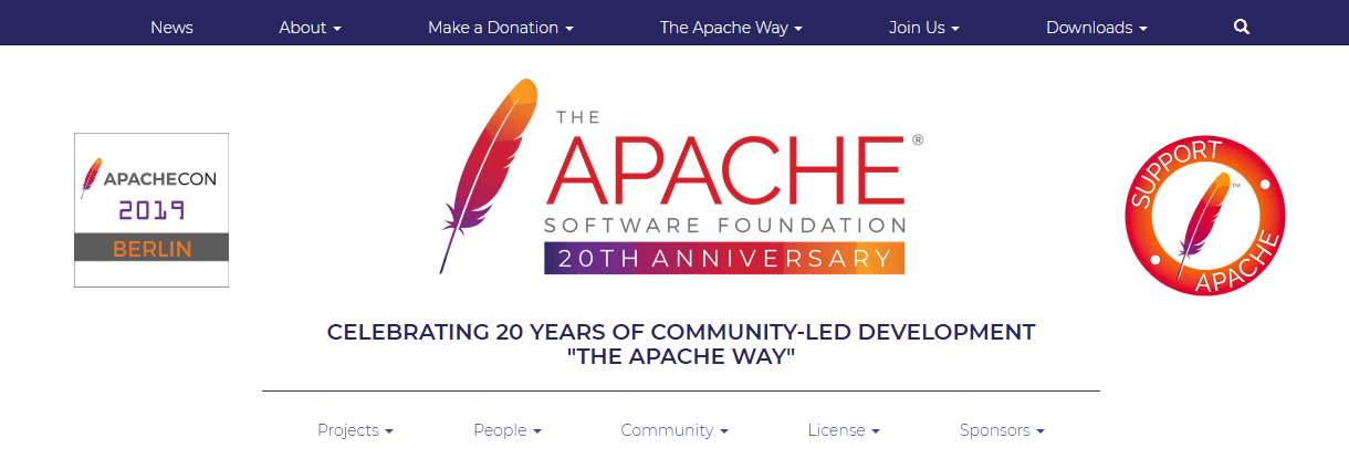 The Apache website.