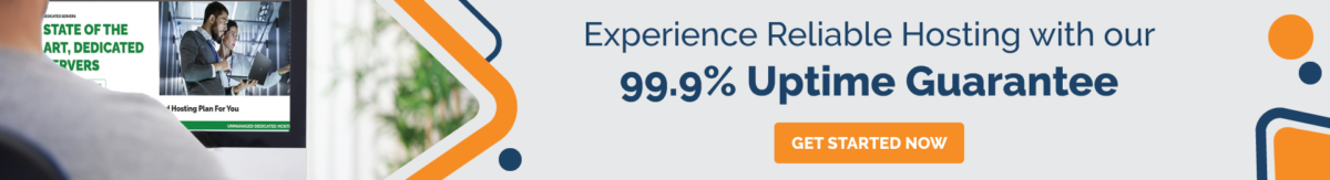 Experience Reliable Hosting with our 99% Uptime guarantee .