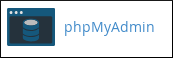 cPanel - Databases - phpMyAdmin icon