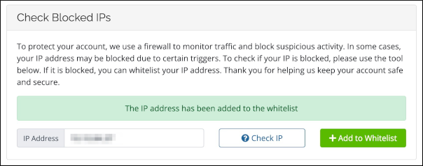Public I.P being blocked by your Firewall, will not allow our page to load  fillable forms