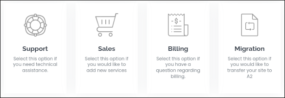 Customer Portal - Select ticket type