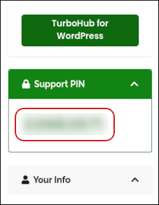 Customer Portal - Support PIN