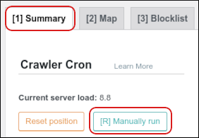 WordPress - LiteSpeed Cache - Summary tab - Manually run